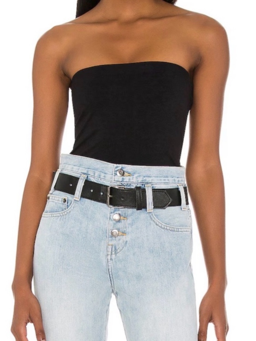 Free People Intimately Carrie Black Tube Top Size XS/S